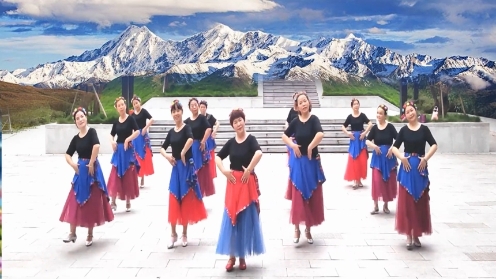 重庆明佳《花开的地方》原创优美大气的藏族舞